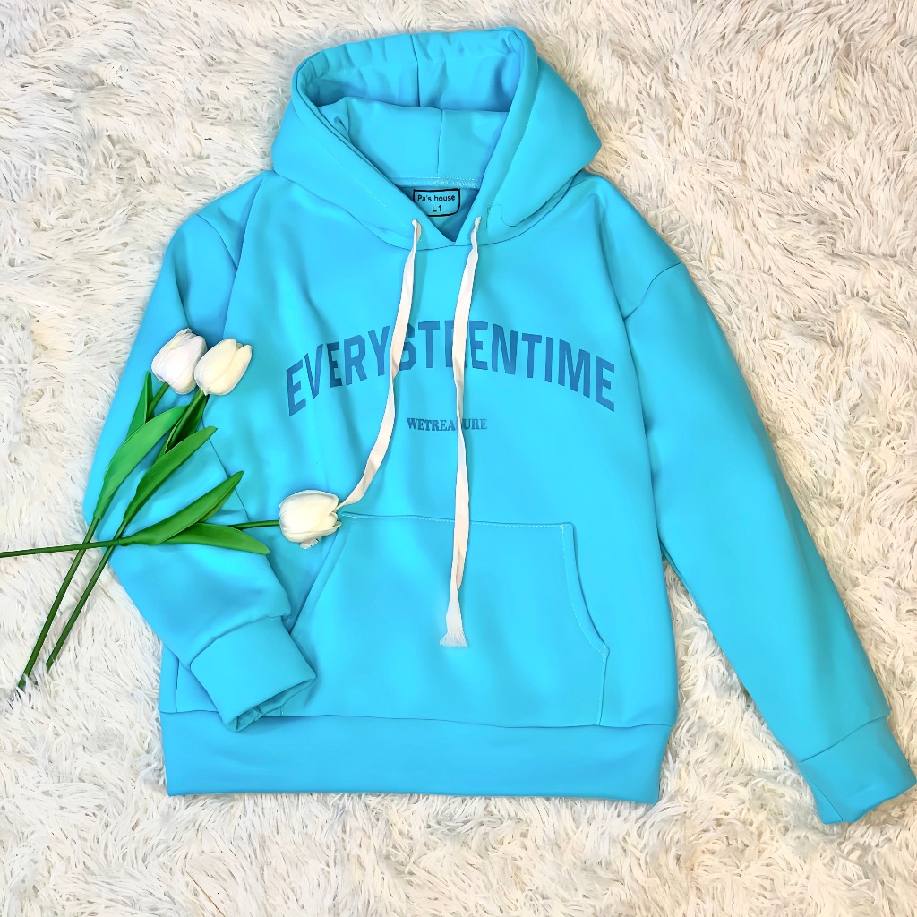 Áo thu đông cho bé gái. áo hoodie bé gái fom rộng chất nỉ dày dặn hot trend 2024