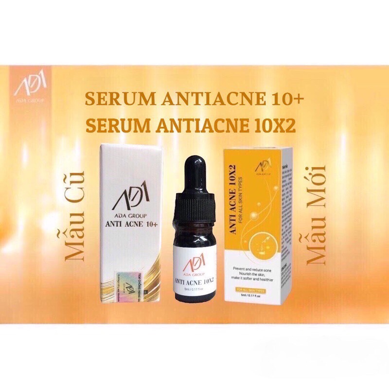 Serum-Antiacne10+Hỗ Trợ Mụn Viêm,Mụn Ẩn,Mụn đầu đen Thanh Lọc da,Thu Nhỏ Lỗ Chân Lông mẫu mới