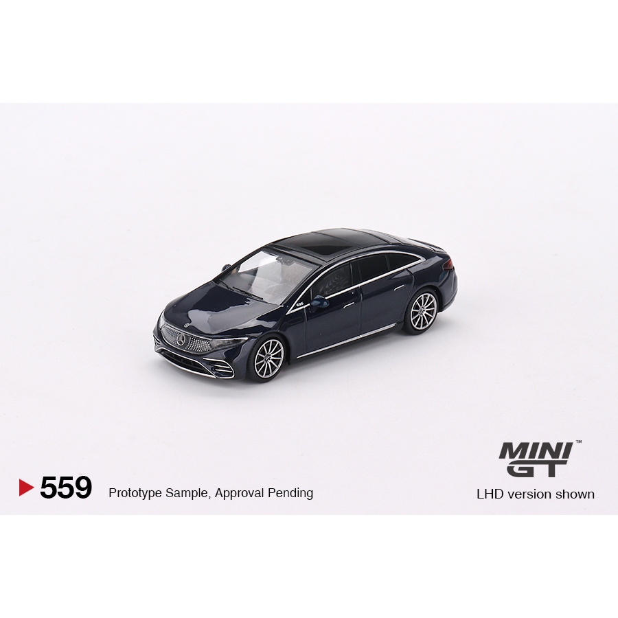 MÔ HÌNH 1:64 MINI GT - Mercedes-Benz EQS 580 4MATIC Nautical Blue Metallic