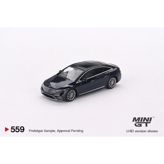  MÔ HÌNH 1:64 MINI GT - Mercedes-Benz EQS 580 4MATIC Nautical Blue Metallic 