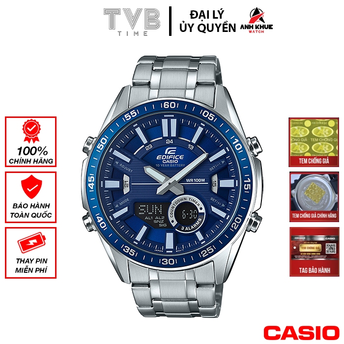 Đồng hồ nam Casio Edifice chính hãng Anh Khuê EFV-C100D-2AVDF