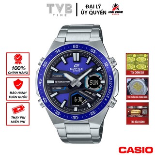 Đồng hồ nam dây kim loại casio edifice chính hãng efv-c110d-2avdf