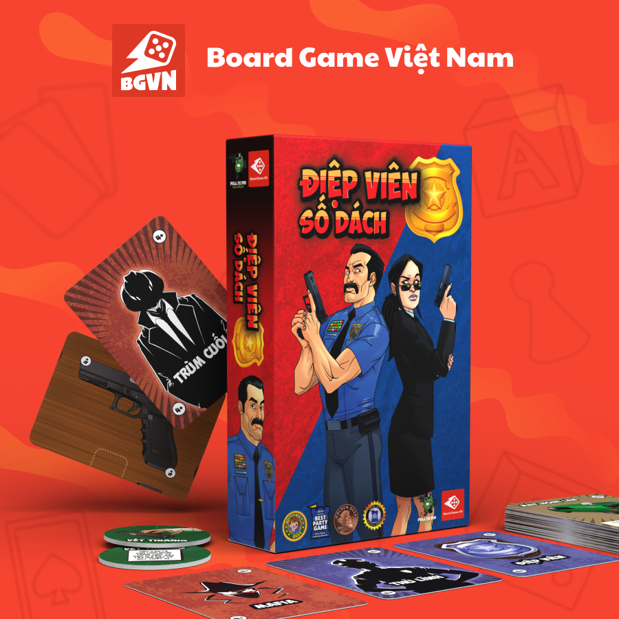 ĐIỆP VIÊN SỐ DÁCH - Boardgame ẩn vai suy luận kịch tính | Boardgamevn