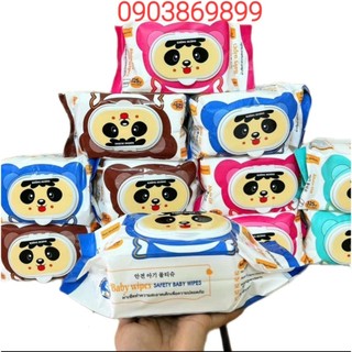 Khăn ướt không mùi baby gấu 325g khổ giấy lớn