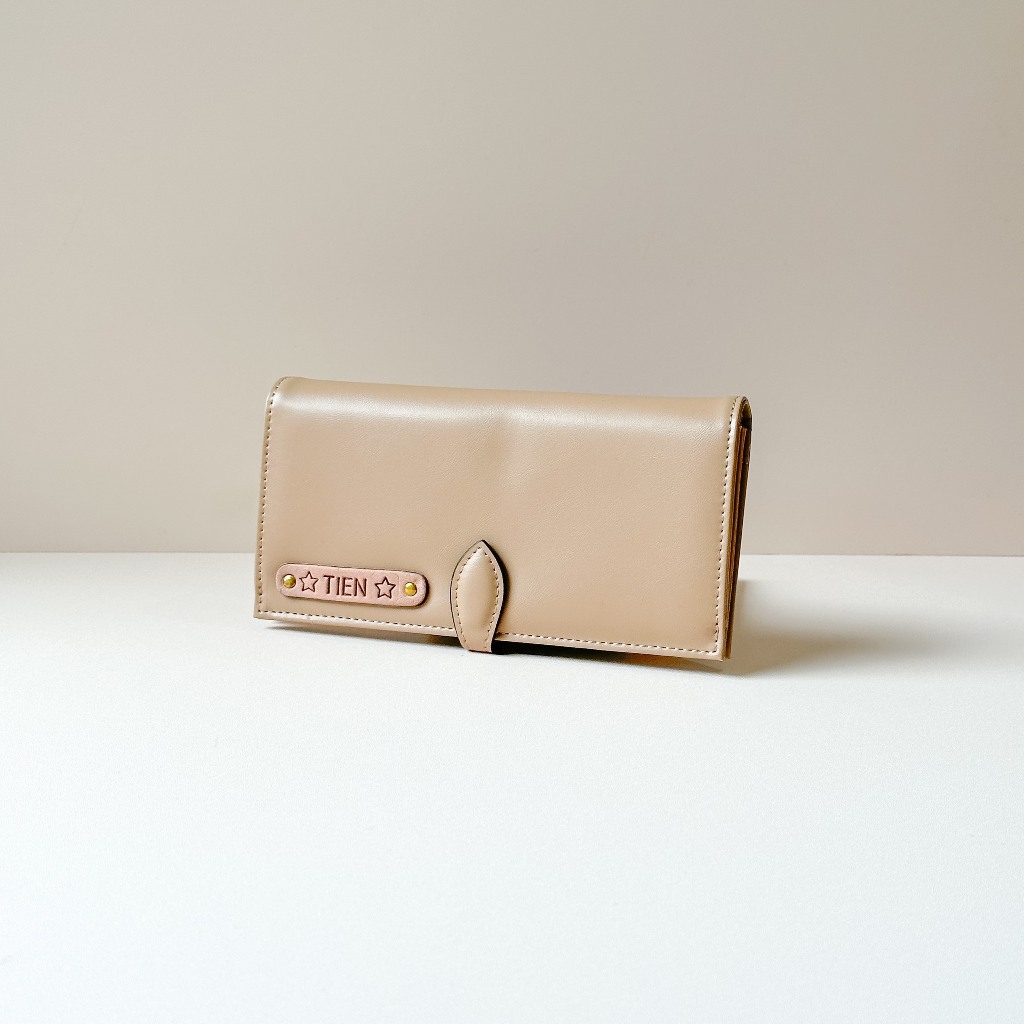 Ví Vuông Camelia dài nhiều ngăn để thẻ và tiền