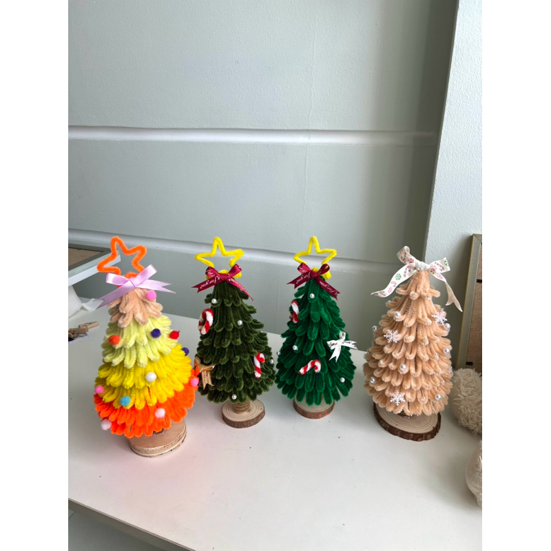 SET NGUYÊN LIỆU làm cây thông noel bằng kẽm nhung -Diy quà tặng cho bạn bè, người thân trang trí giáng sinh