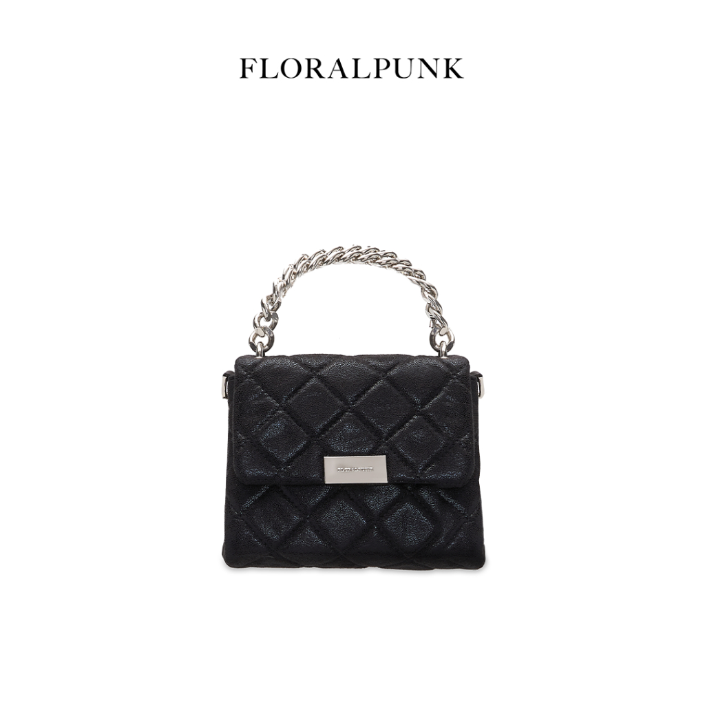 Túi xách Floralpunk Silver Chain Bag màu đen