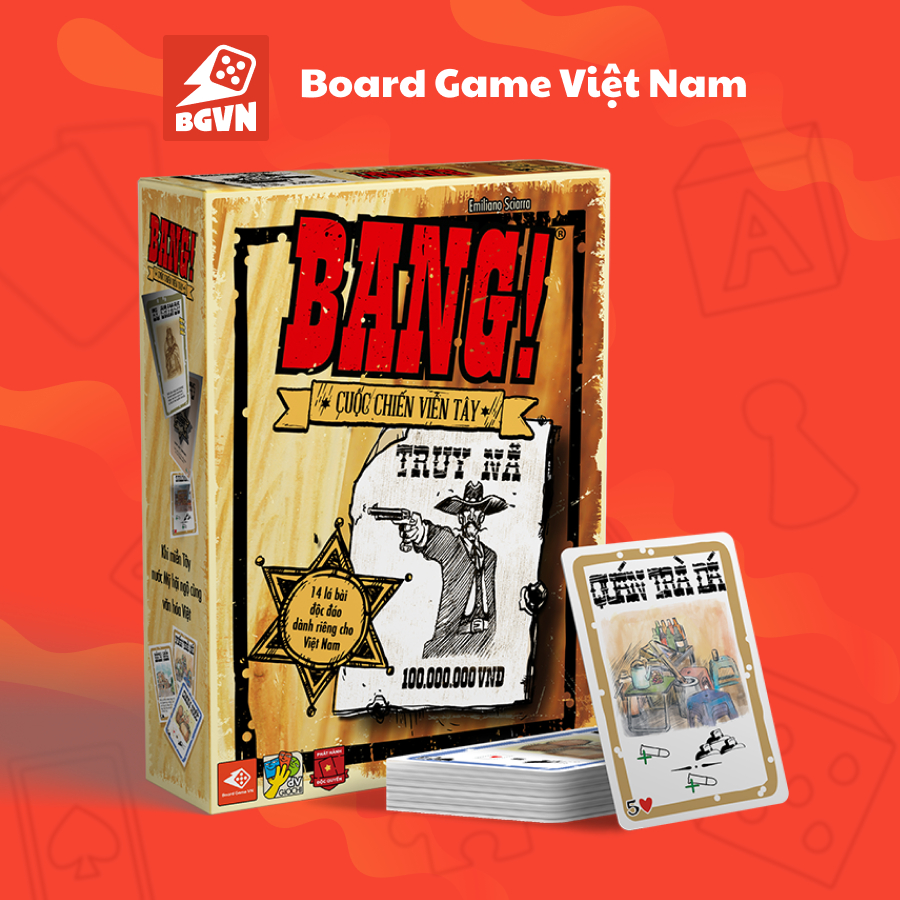 BANG! Cuộc Chiến Viễn Tây - Việt Hóa Chính hãng - Board Game VN