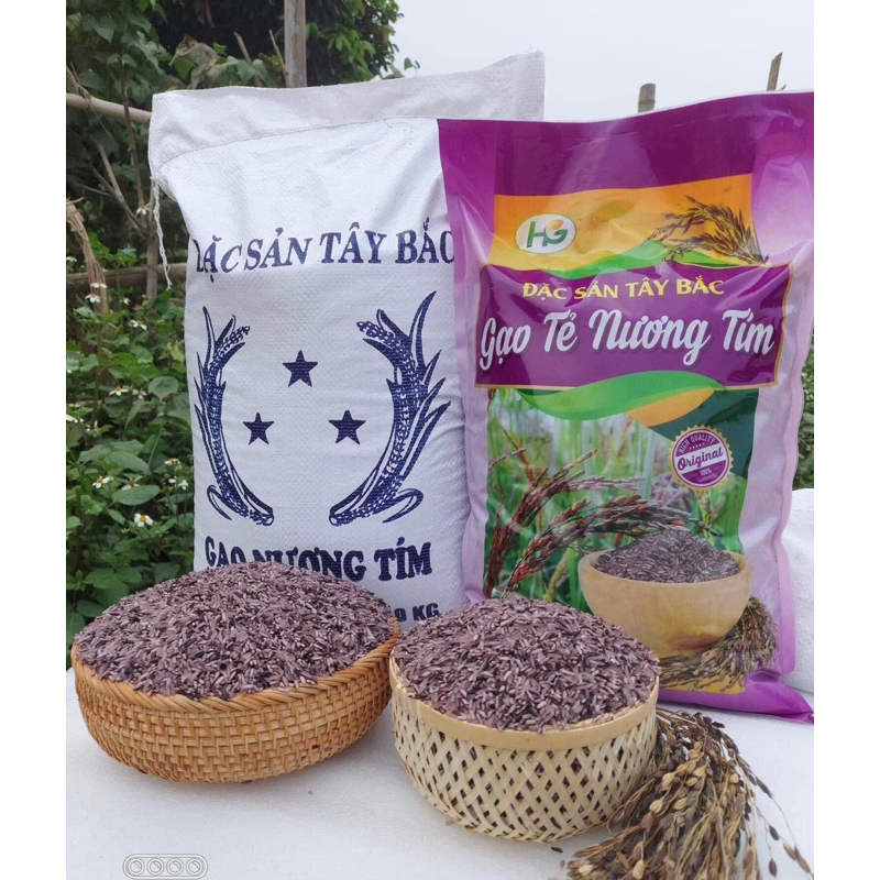 Gạo Nương Tím H’mông Tú Lệ Loại 1 . chuẩn ngon ko pha trộn .gạo mới 100% ko bán gạo cũ
