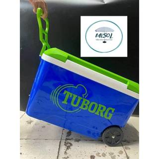 Thùng đá 60 lít nhựa duy tân có bánh xe kt 72x44x41