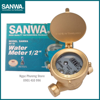 [SANWA THÁI LAN] Đồng hồ nước lạnh Sanwa Thái Lan chính hãng (Có kiểm định) Phi 21mm(1/2") SV15