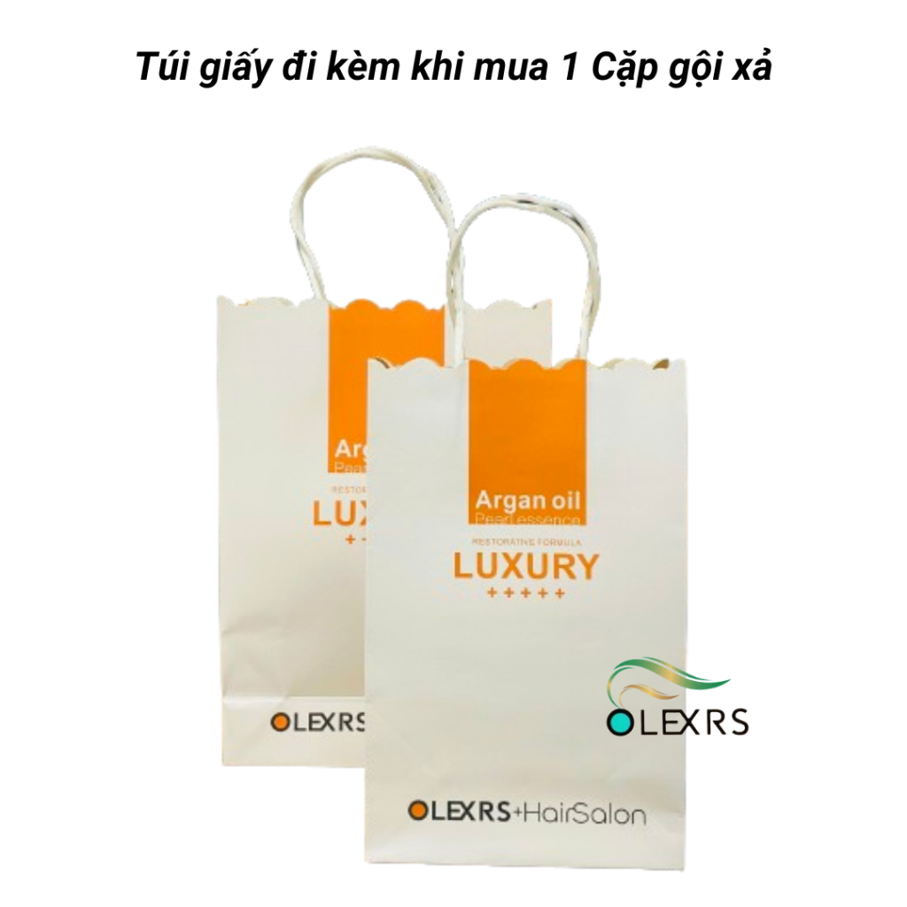 Combo CẶP GỘI XẢ Olexrs LUXURY 960ml + TINH DẦU DƯỠNG Olexrs Collagen 80ml Chính Hãng