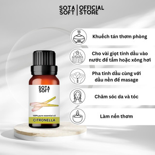 Tinh Dầu Sả Java 10ml | Citronella Essential Oil