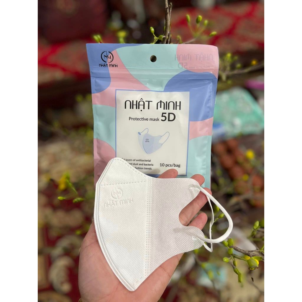 THÙNG 200 CHIẾC KHẨU TRANG 5D MASK NHẬT MINH TIỆN LỢI