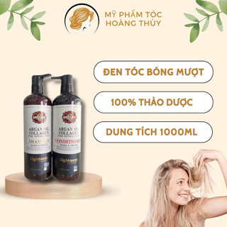 💁🏼‍♀‍Cặp Dầu Gội Xả Lightness Argan Oil Collagen bổ sung dưỡng chất phục hồi tóc hư tổn giúp tăng độ bóng tóc