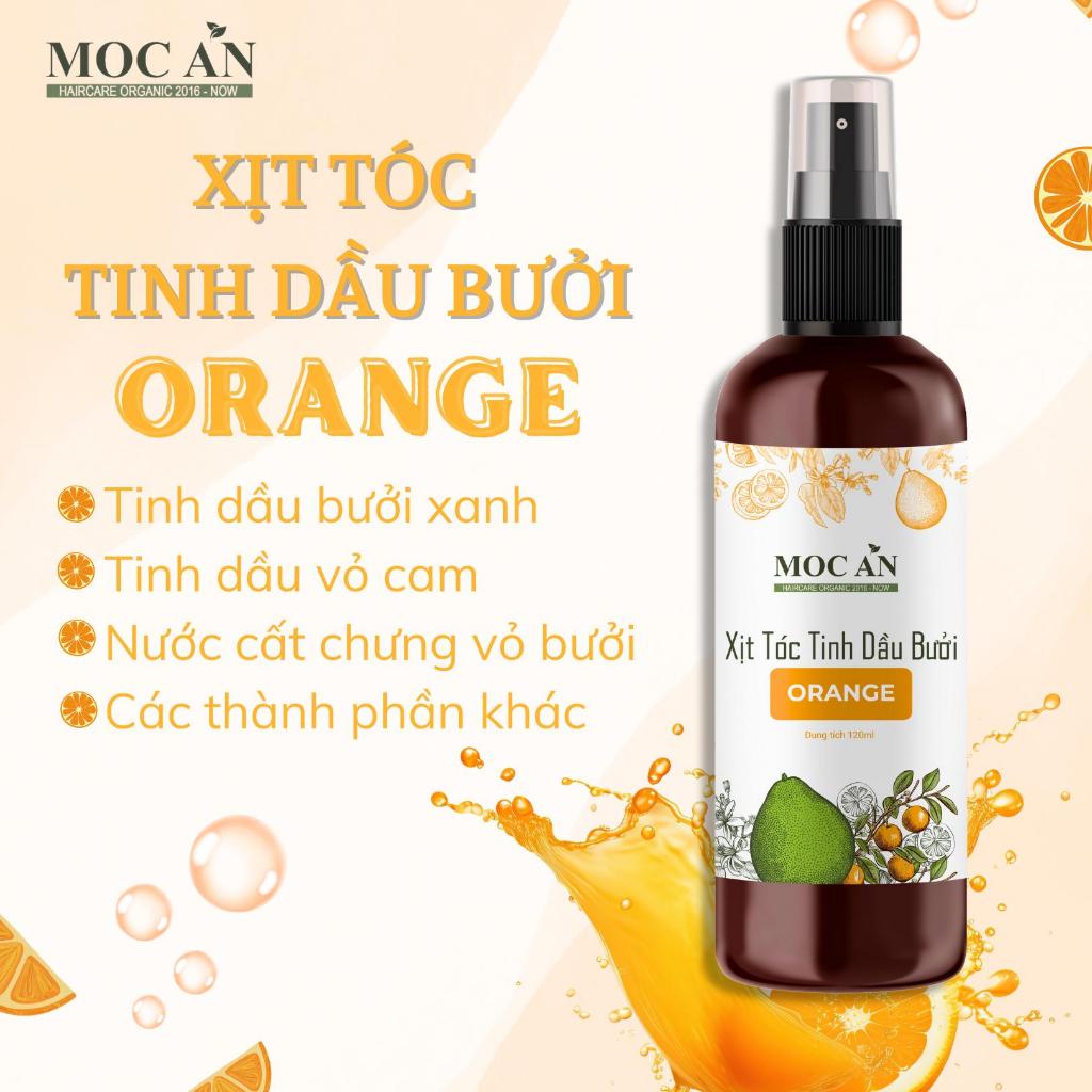 [BOR120] Xịt Bưởi Tinh Dầu Cam Tươi [120ML] Mộc Ân Haircare