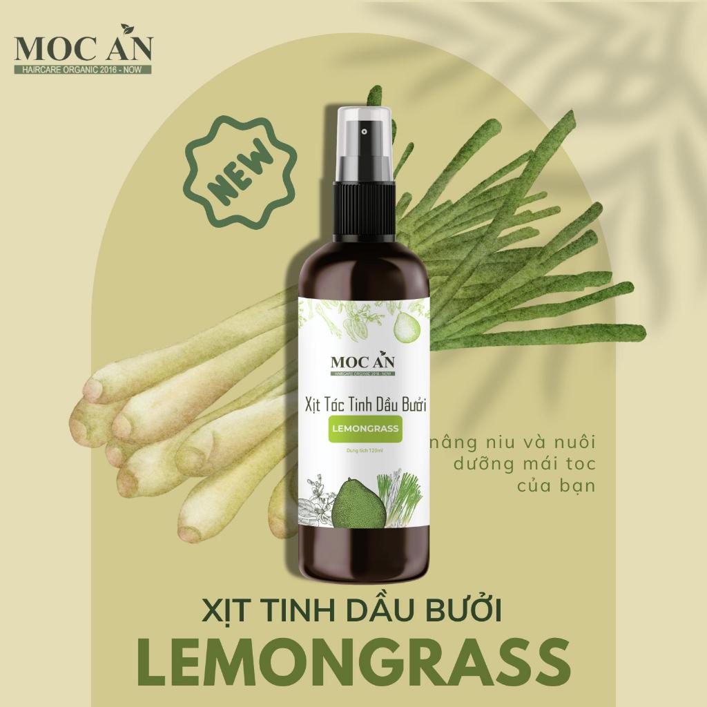 Combo 3 Chai Xịt Tinh Dầu Sả Chanh 120ml Dưỡng Tóc Mộc Ân Haircare