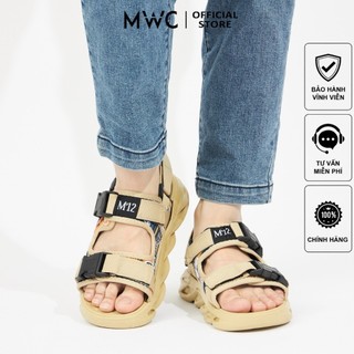 Giày mwc 7057 - giày sandal nam, sandal nam quai ngang đế bánh mì kiểu dáng năng động