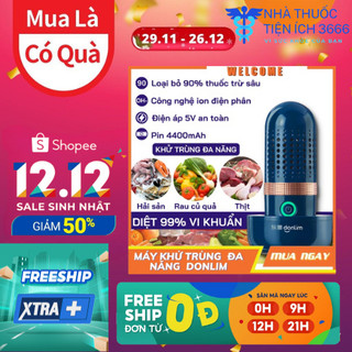 Máy khử khuẩn thực phẩm Dinlim - máy khử trùng, tiệt trùng thực phẩm rửa trái cây, rau củ qủa, thịt,cá.