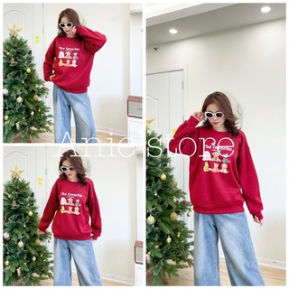 Áo sweater nỉ unisex in hình linh vật 🦋 áo nỉ nữ dáng thung in hình 🦋