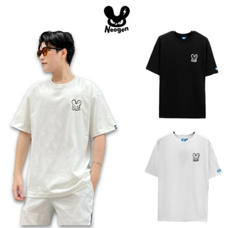 Áo phông unisex local brand Neogen NT01 in nổi 100% cotton 280GSM dày dặn form rộng tay lỡ dành cho nam nữ