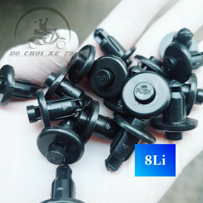 Ốc Bấm Dàn Áo,Chốt Nhựa Dàn Áo Xe Máy  Chất Liệu Nhựa ABS Cao Cấp