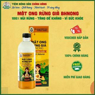 Mật Ong Rừng Nguyên Chất Quảng Nam 100% Tự Nhiên Tăng Sức Đề Kháng Cô Gái Bhnong Chai 400ml