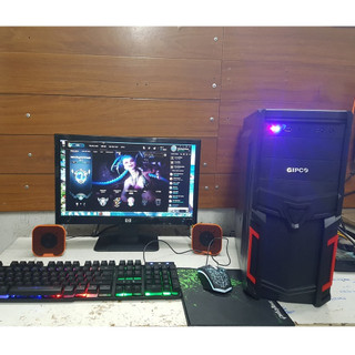 Bộ máy tính h61/i3-3220/8g/ card2g/ ssd120+ màn 19inch chơi game lol fiffa