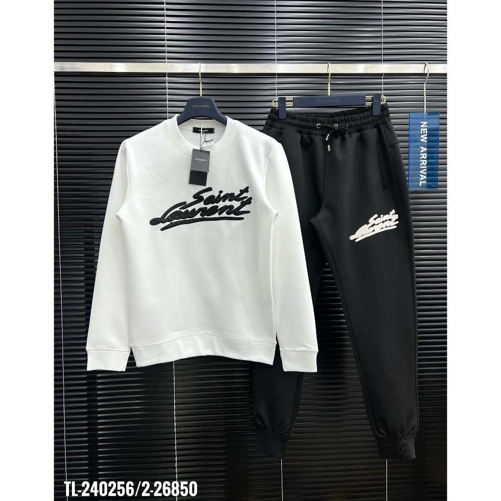 Bộ nỉ thu đông BND58 form unisex chất nỉ poly thể thao phong cách HÀN QUỐC hottrend 2023 xyz