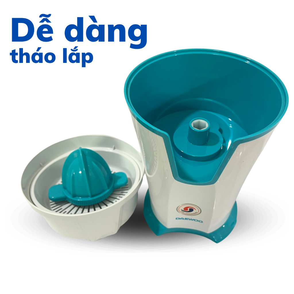 Máy vắt cam ra vòi trực tiếp DAEWOO DEM-JK580 dung tích 200ml, công suất 40W, tiết kiệm điện năng