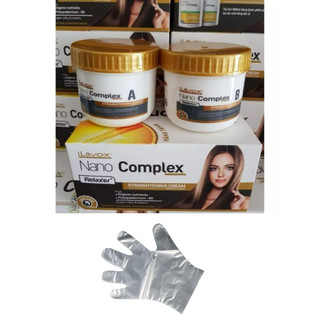 Kem Duỗi Tóc Lavox Nano Complex 300ml (150ml*2 Hủ)