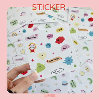 Hình dán sticker thiết kế Molli trang trí Recap 2023