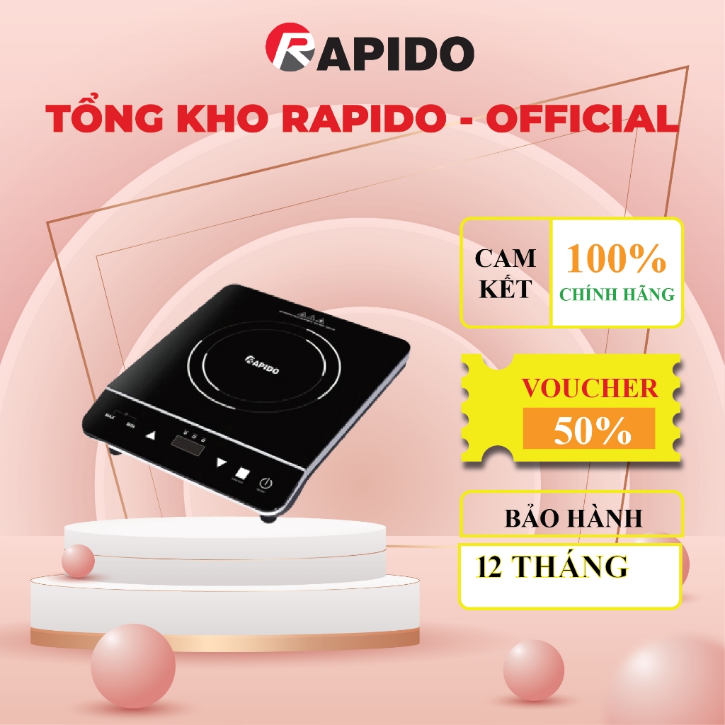 Bếp từ đơn Rapido RI2000ES CHÍNH HÃNG