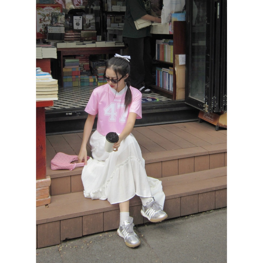 Áo jersey thể thao dáng croptop Kill System Midnight