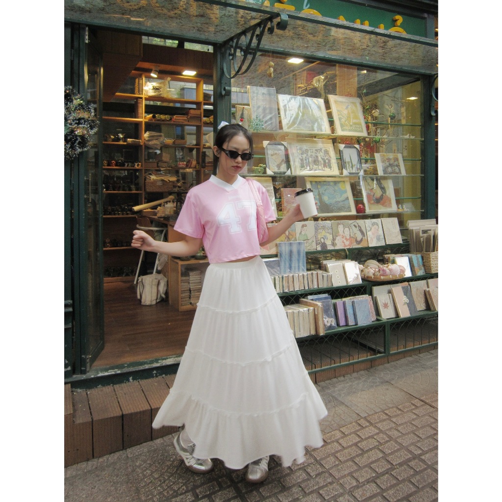 Áo jersey thể thao dáng croptop Kill System Midnight