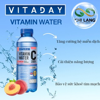 (GIFT) VITADAY - NƯỚC UỐNG BỔ SUNG VITAMIN - VỊ ĐÀO - NHẬP KHẨU THÁI LAN