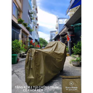 Bạt phủ xe máy vải dù loại 1