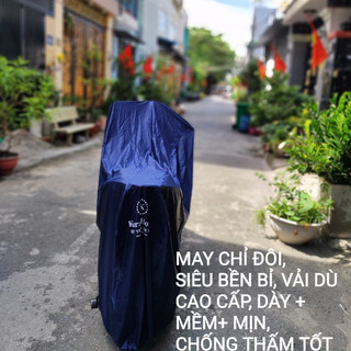 Bạt phủ xe máy vải dù loại 1