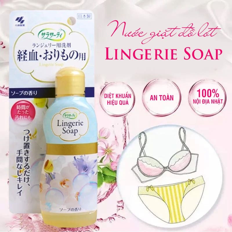 Nước giặt đồ lót Lingerie Soap 120ML Nhật Bản