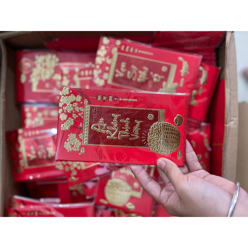 Set 12 lì xì đẹp 2024 hàng loại 1