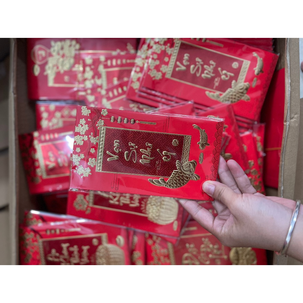 Set 12 lì xì đẹp 2024 hàng loại 1