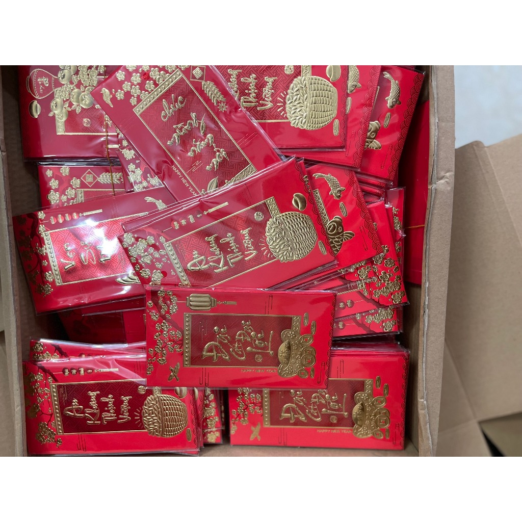 Set 12 lì xì đẹp 2024 hàng loại 1