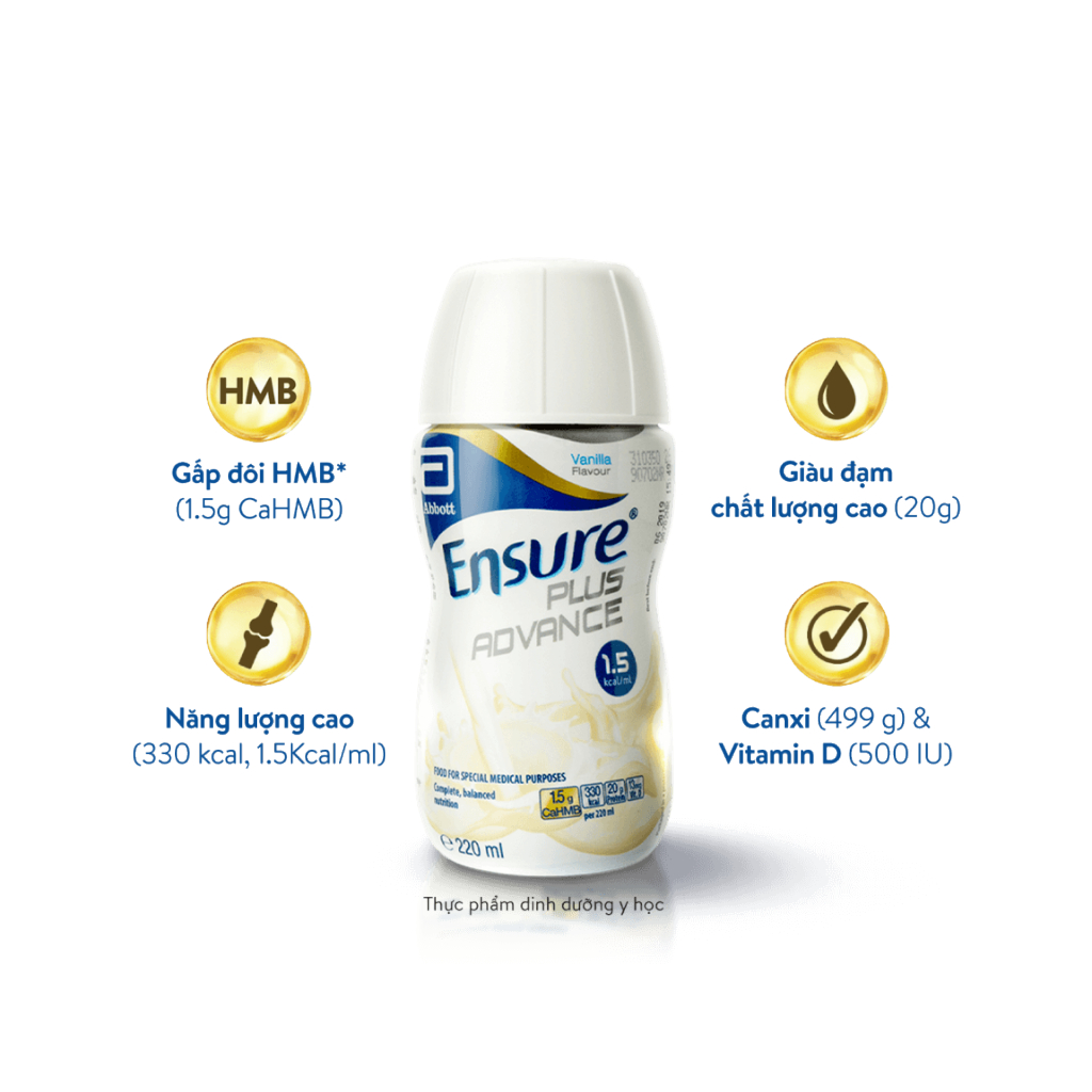 [Thùng 30 Hộp] - Sữa Ensure Plus Advance 220ml