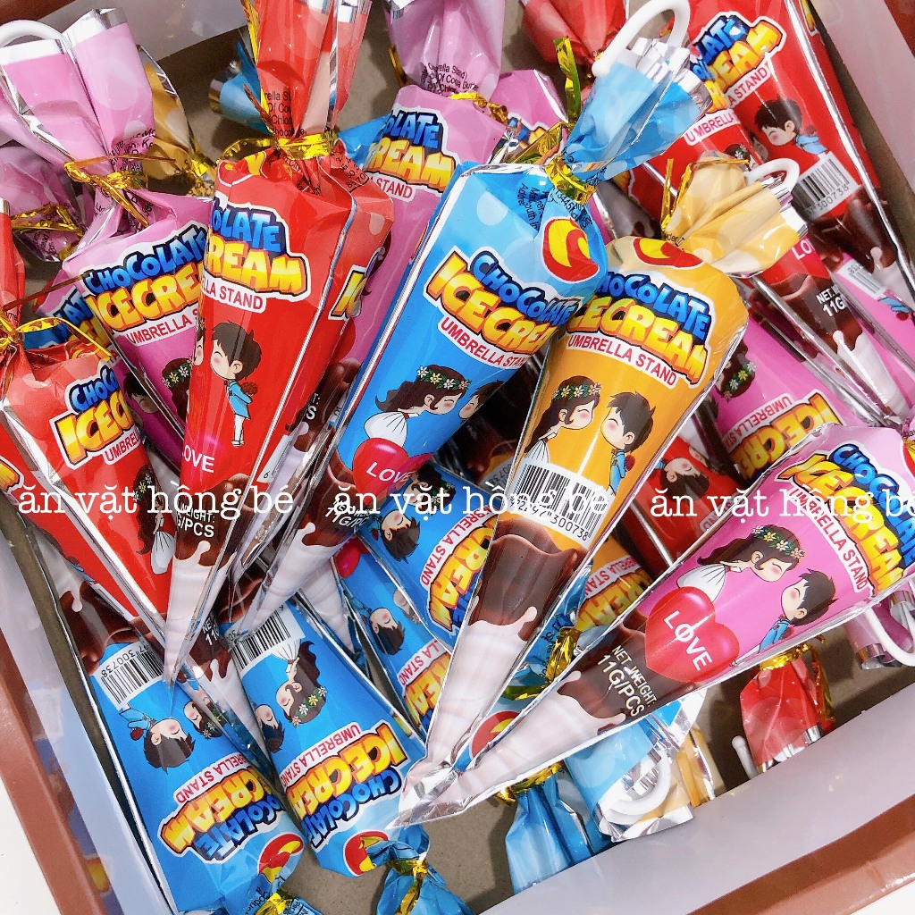 Kẹo ô sô cô la tình yêu thơm ngon, đồ ăn vặt hot nhất