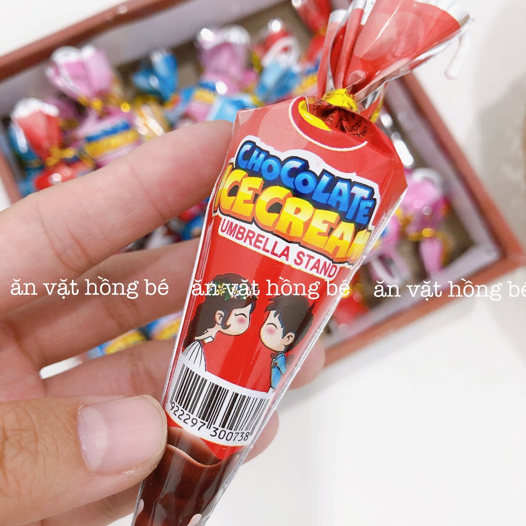 Kẹo ô sô cô la tình yêu thơm ngon, đồ ăn vặt hot nhất