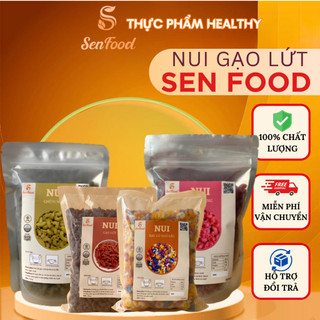 Nui Gạo Lứt / Rau Củ SEN FOOD, giảm cân,ăn dặm thực dưỡng eat clean cho người tiểu đường, gym, mẹ bầu, (500g/300g)