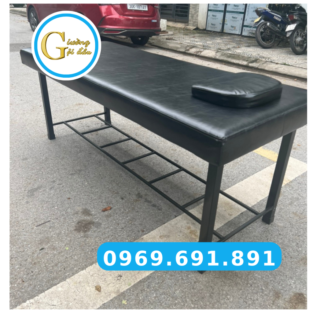 Giường spa chân sắt, giường massage, giường nối mi, gường làm mặt chuyên dùng cho spa, thẩm mỹ viện