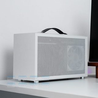 [PCNGON] Vỏ case máy tính Mini ITX Shiny Snake S400 - Trắng (Type C, Riser 4.0)