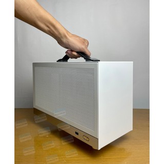 [PCNGON] Vỏ case máy tính Mini ITX Shiny Snake S400 - Trắng (Type C, Riser 4.0)