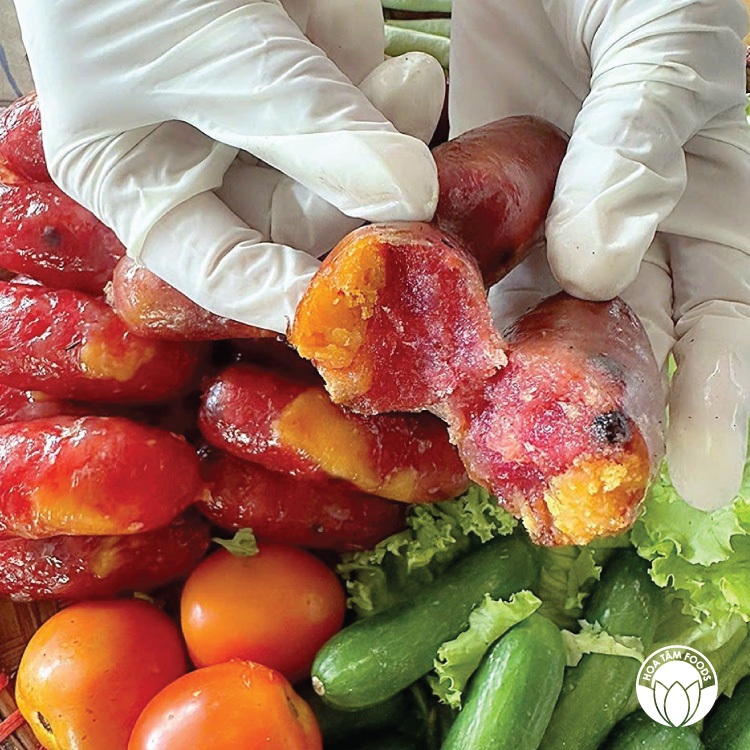 Lạp Xưởng Trứng Muối Đặc Biệt - Lạp Xưởng Cai Lậy Hoa Tâm 1kg